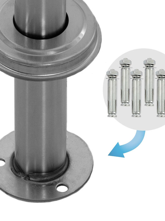 ECD Germany Външна Пощенска Кутия Inox в Розов Цвят 23x17см