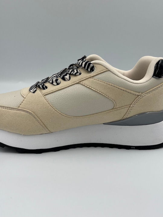 Champion Cut Sneakers Beige