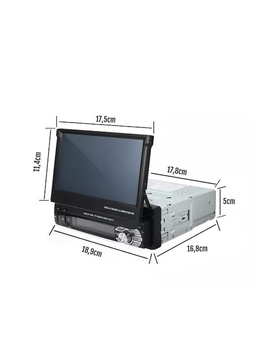 Kirosiwa Ραδιόφωνο Αυτοκινήτου 1 DIN (Bluetooth/USB)