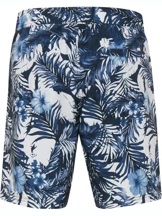 Blend Men's Swimwear Shorts Blue Floral