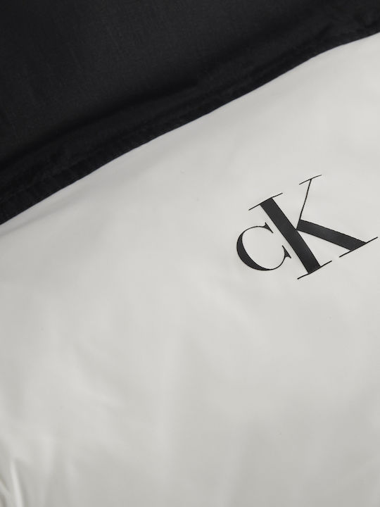 Winter Jacket Puffer Ivory/Ck Black