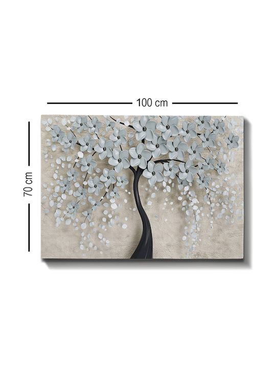 HomeMarkt Blossom Tree Painting on Canvas 100x70cm