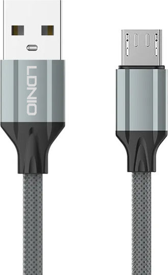 Ldnio LS441 1m Regular USB 2.0 to micro USB Cable Gray