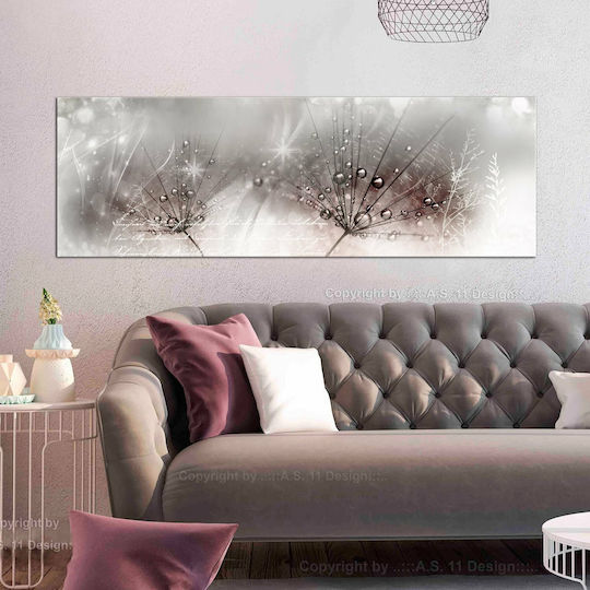 Polihome Drops of Dew Tablou pe Pânză 150x50cm