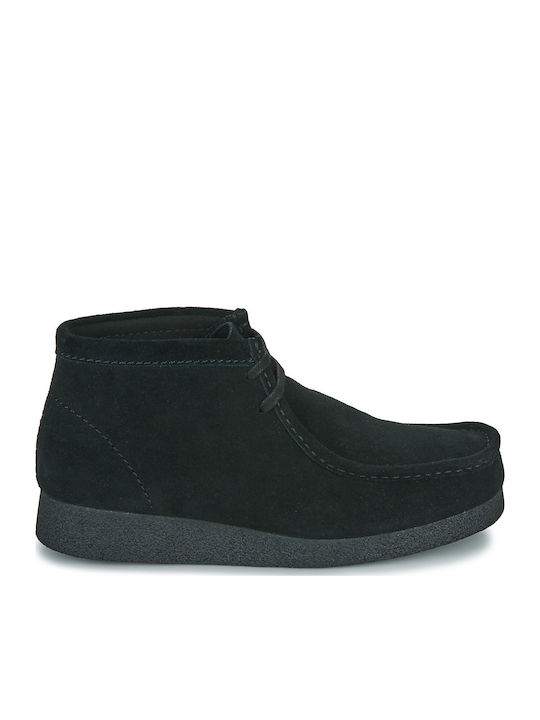 Wallabee Μαύρα Ανδρικά Μποτάκια