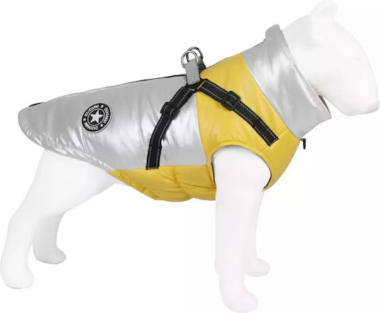 Animal Hundemantel Wasserdicht Gelb mit Rückenlänge 35 cm.
