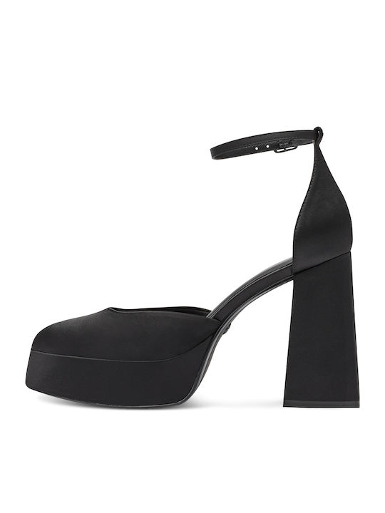 Anatomic Black Heels with Strap