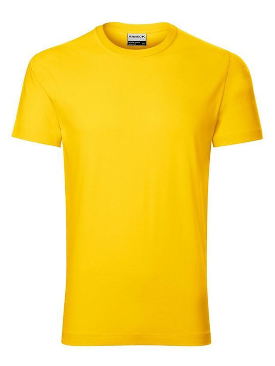 Rimeck Men's Short Sleeve Promotional T-Shirt Yellow