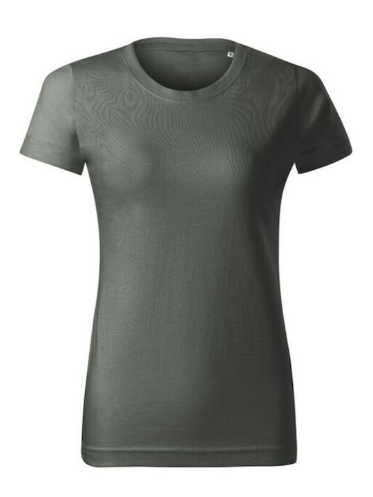 Malfini Basic Women's Short Sleeve Promotional T-Shirt Gray