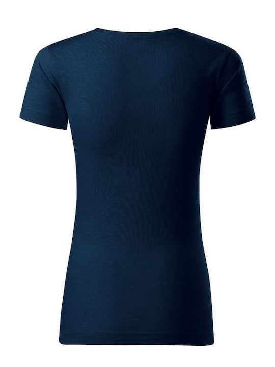 Malfini Women's Short Sleeve Promotional T-Shirt Navy Blue