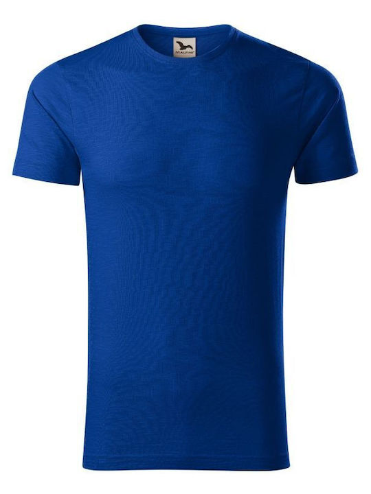 Malfini Men's Short Sleeve Promotional T-Shirt Blue