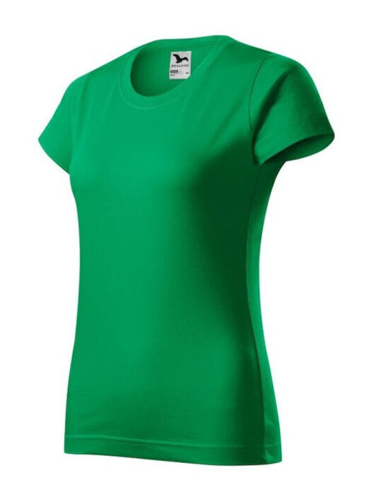 Malfini Femeiesc Tricou Promotional Mânecă Scurtă în Verde Culore