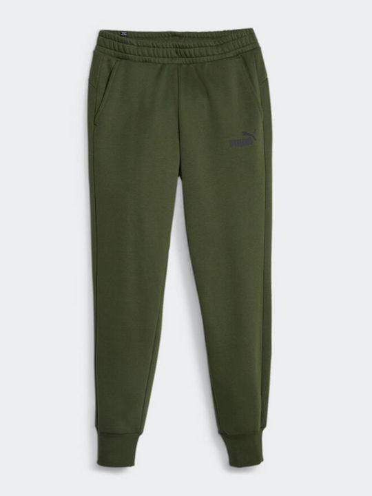 Sweatpants with Elastic Khaki
