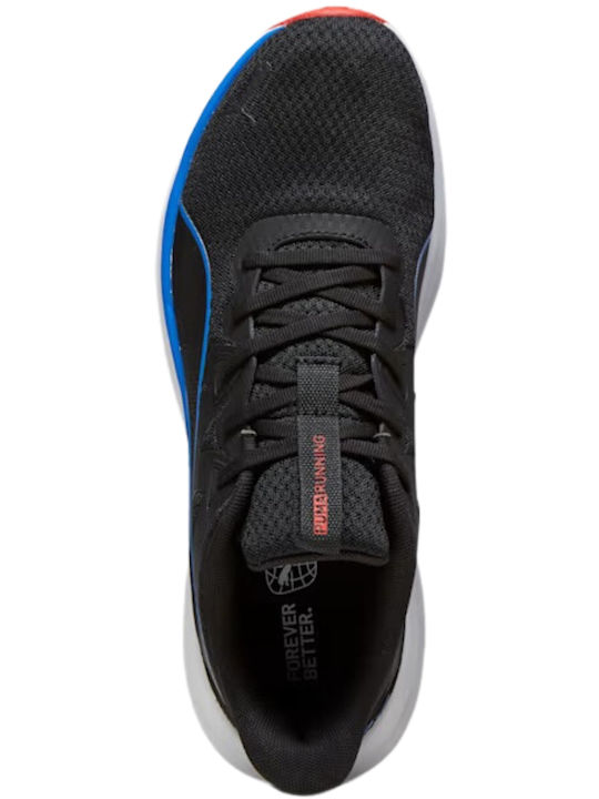 Puma Reflect Lite Ανδρικά Αθλητικά Παπούτσια Running Μαύρα