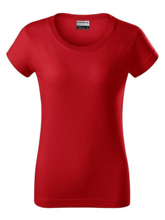 Rimeck Women's Short Sleeve Promotional T-Shirt Red