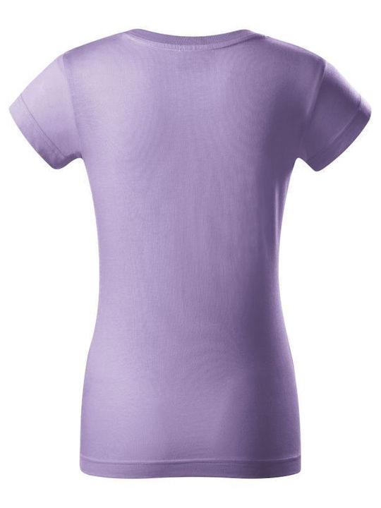 Rimeck Γυναικείο Διαφημιστικό T-shirt Κοντομάνικο σε Λιλά Χρώμα