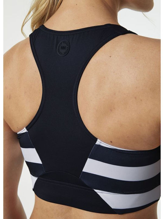 Γυναικείο Αθλητικό Crop Top Αμάνικο Πολύχρωμο