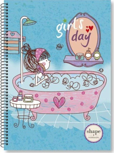 Shape Notebooks Σπιράλ Τετράδιο Ριγέ Β5 90 Φύλλων 3 Θεμάτων (Διάφορα Σχέδια)