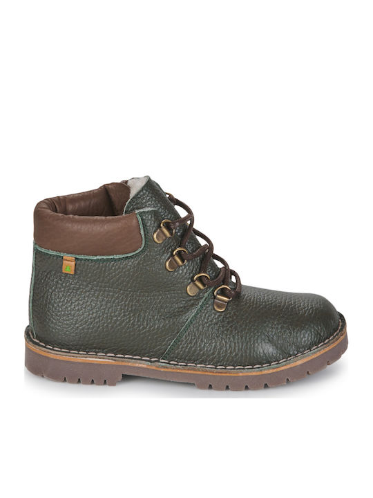 Kids Boots with Zipper Khaki