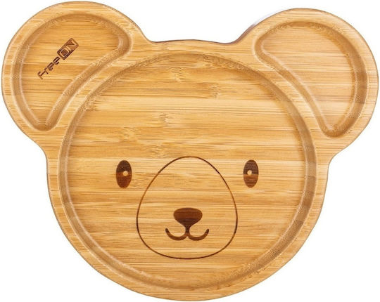 FreeOn Koala Παιδικό Πιάτο Φαγητού από Bamboo Καφέ