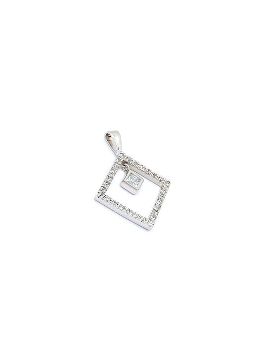 PS Silver Charm from Silver with Zircon