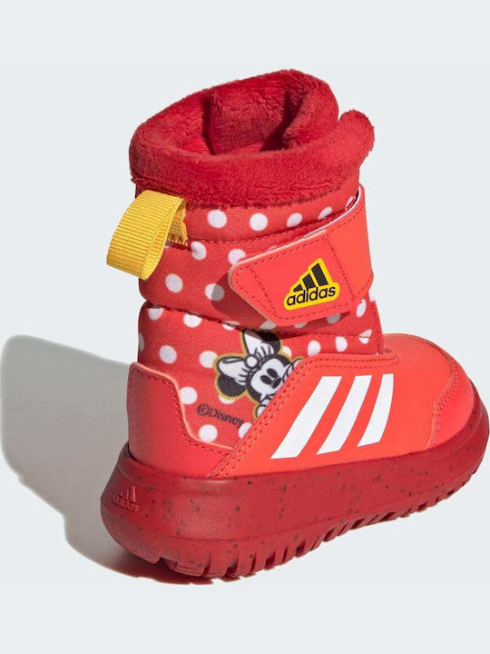 Winterplay x Disney Kids Snow Boots with Velcro Bright Red / Cloud White / Better Scarlet