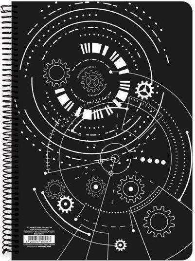 A&G Paper Σπιράλ Τετράδιο Ριγέ Β5 60 Φύλλων 2 Θεμάτων Gears (Διάφορα Σχέδια/Χρώματα)