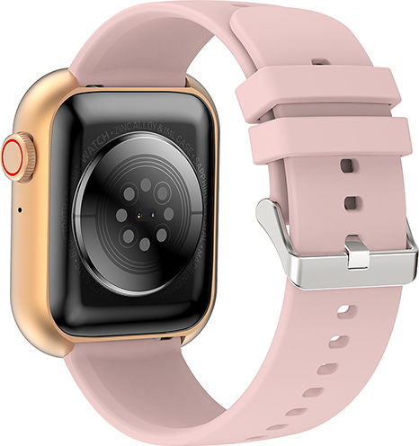 Egoboo GW41 Aluminium Smartwatch με Παλμογράφο (Ροζ)