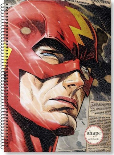 Shape Notebooks Spiral Heft Geregelt A4 90 Blätter 3 Themen Heroes 1Stück (Μverschiedene Designs/Farben)