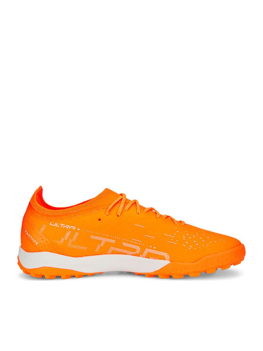 PUMA Ultra Eltimate Cage Football Shoes with Molded Cleats Ultra Orange / White / Blue Glimmer
