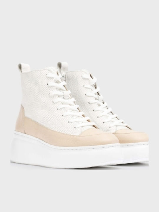 Damen Sneakers Beige