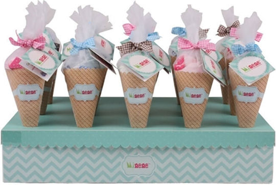 Minene Șervețel pentru bebeluși Prosop Ice Cream Cone Blue