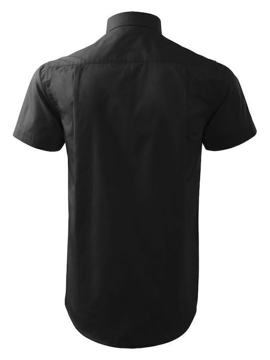 Malfini Men's Shirt Short Sleeve Black