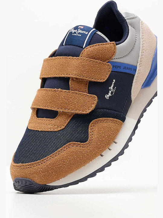 Pepe Jeans Kinder-Sneaker mit Klettverschluss Mehrfarbig