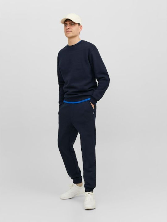 Jack & Jones Men's Sweatshirt with Hood Navy Blue