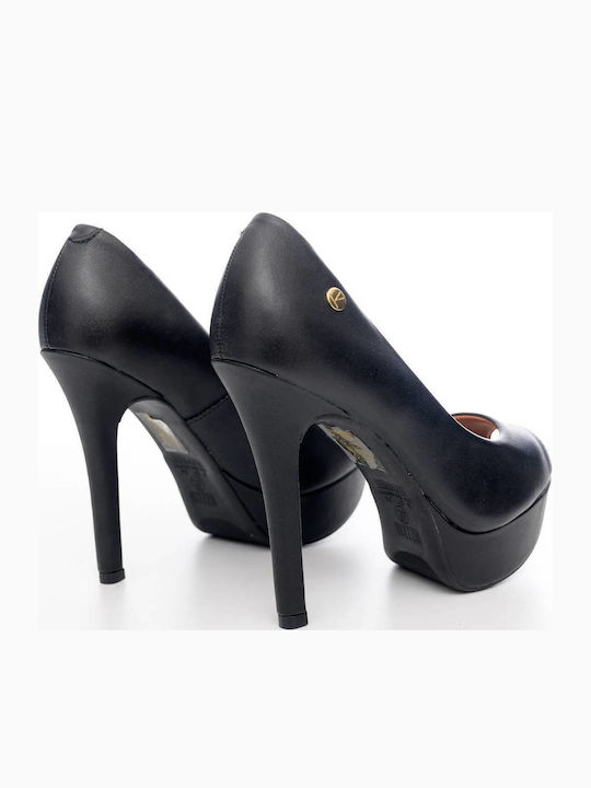 Peep Toe Γόβες Μαύρες