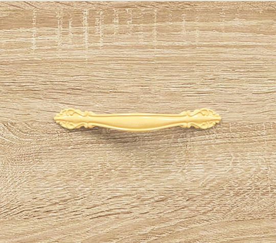 Wohnzimmerschrank aus Spanplatte Beige 69,5x31x115 cm