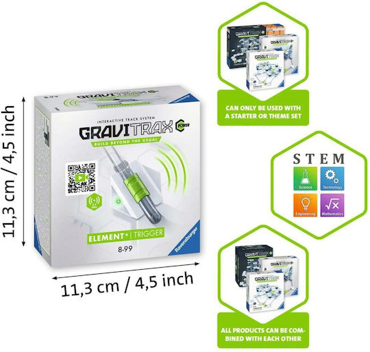 Ravensburger Trigger Joc Educațional Mecanic Gravitrax pentru 8+ ani Ani