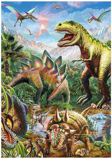 Παιδικό Puzzle Ο Κόσμος Των Δεινοσαύρων Neon 100pcs Dino