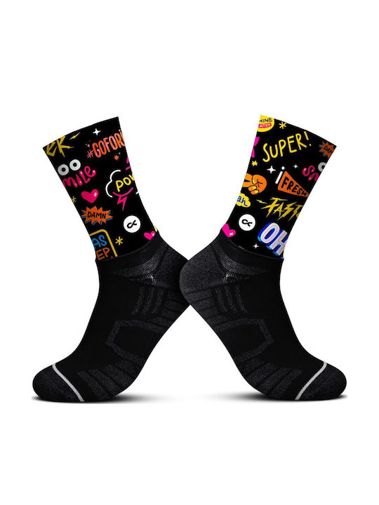 Blackmile Dreamtopia Laufsocken Schwarz