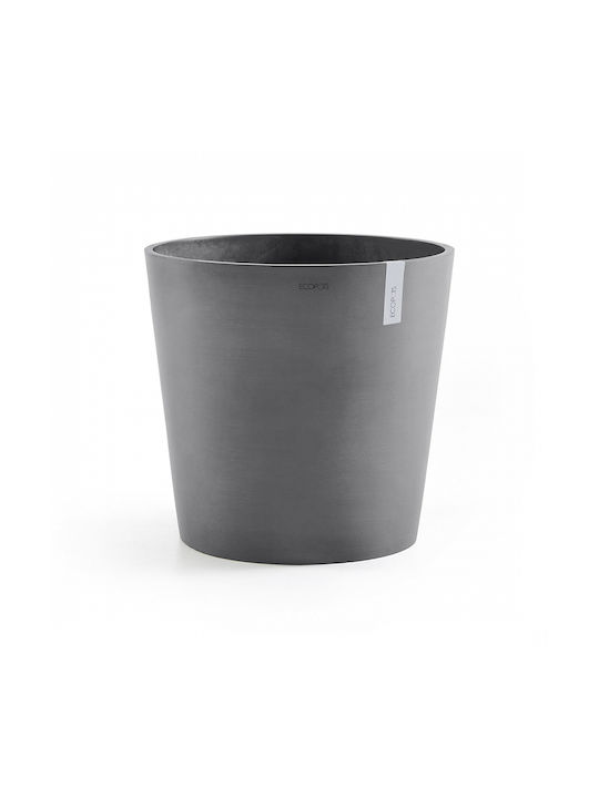 Ecopots Amsterdam Γλάστρα Πλαστική Γκρι 30x30x26.5εκ.