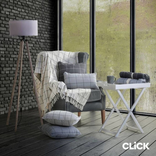 Click Ecru Zierkissen 45x45cm