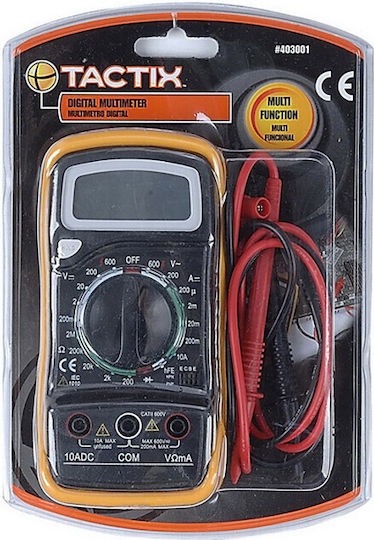 Tactix 403001 Ψηφιακό Πολύμετρο με Μέτρηση AC / DC / Αντίστασης