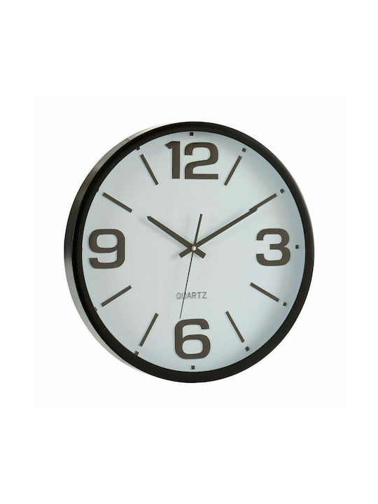 Gift Decor Wall Clock Glass White Ø40cm