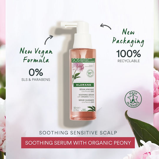 Klorane Soothing & Anti-Irritating SOS Scalp Serum for Strengthening 100ml