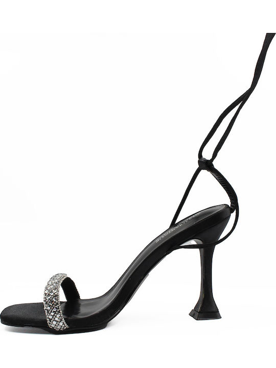 Sandals with Strass Black