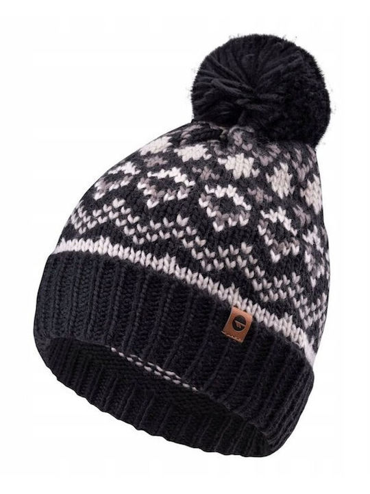 Pom Pom Beanie Unisex Beanie Knitted in White color