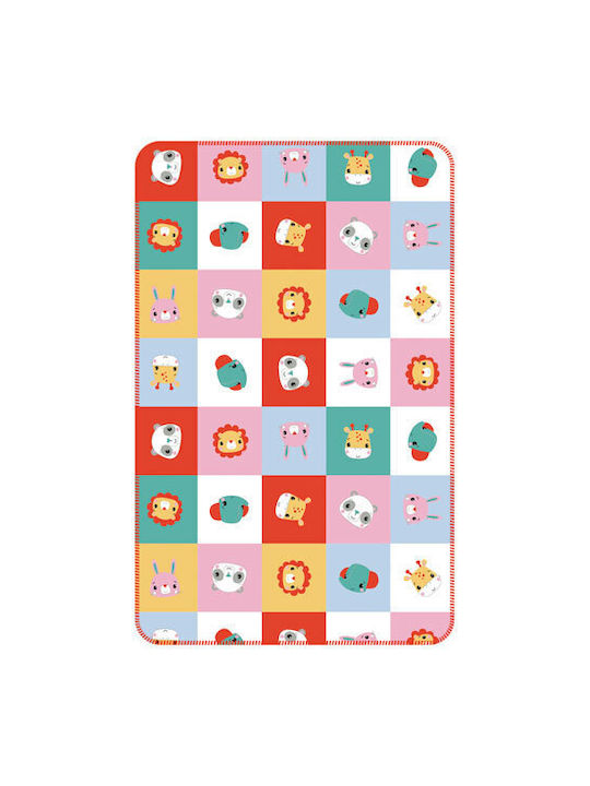 Fisher Price Κουβέρτα Κούνιας Animals 95x150εκ.