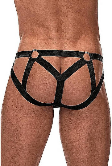 Malepower Ανδρικό Εσώρουχο Jockstrap Μαύρο