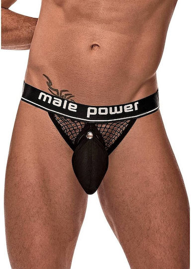 Malepower Herren Jockstrap Schwarz